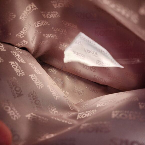 Michael Kors Tote Jet Set Luggage Saffiano Leather Acorn Tan Brown Gold Hardware - Picture 9 of 9